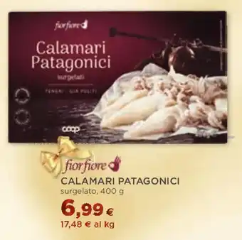 Coop fior fiore CALAMARI PATAGONICI surgelato, 400 g offerta