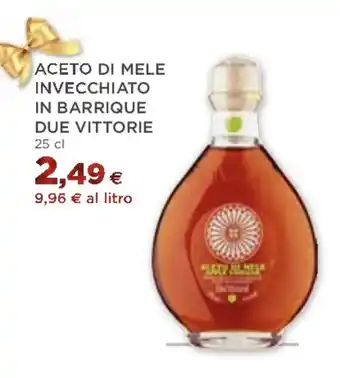 ACETO DI MELE INVECCHIATO IN BARRIQUE DUE VITTORIE 25 cl