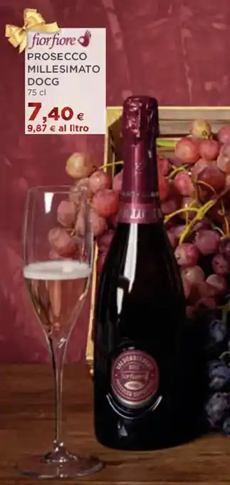 Coop fior fiore PROSECCO MILLESIMATO DOCG 75 cl offerta