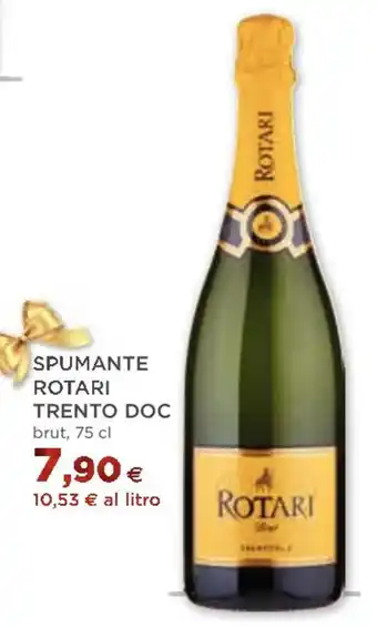 Coop SPUMANTE ROTARI TRENTO DOC brut, 75 cl offerta