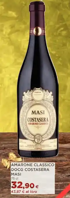 Coop AMARONE CLASSICO DOCG COSTASERA MASI 75 cl offerta