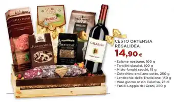 Coop CESTO ORTENSIA REGALIDEA offerta