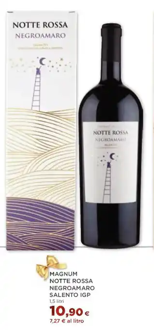 Coop MAGNUM NOTTE ROSSA NEGROAMARO SALENTO IGP 1,5 litri offerta
