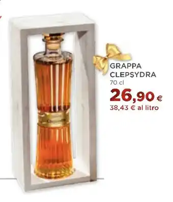 Coop GRAPPA CLEPSYDRA 70 cl offerta
