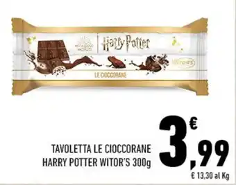 Conad TAVOLETTA LE CIOCCORANE HARRY POTTER WITOR'S 300g offerta