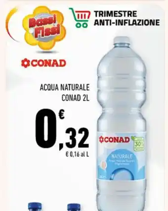 Conad ACQUA NATURALE CONAD 2L offerta