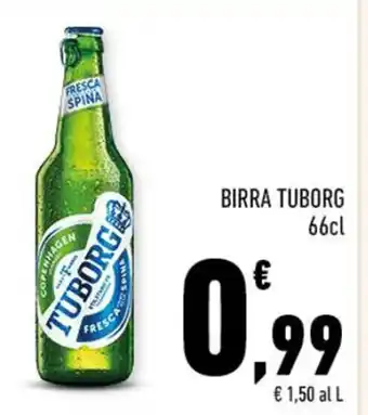 Conad BIRRA TUBORG 66cl offerta