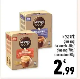 Conad NESCAFÈ ginseng 60g/70g/88 g offerta
