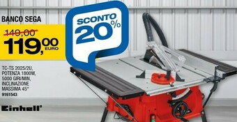 Einhell Banco Sega