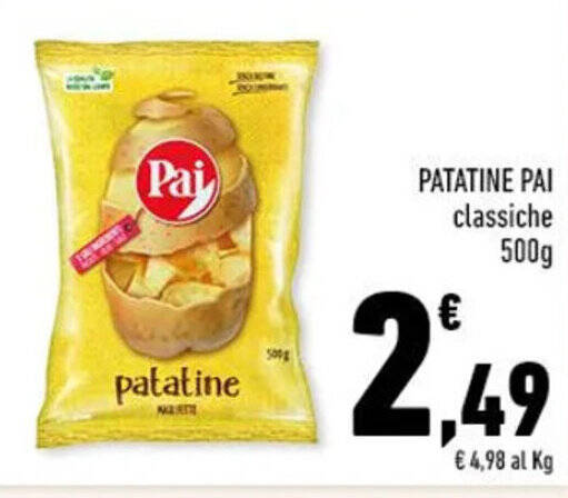 Conad PATATINE PAI classiche 500g offerta