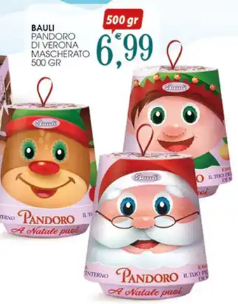 BAULI PANDORO DI VERONA MASCHERATO 500 GR
