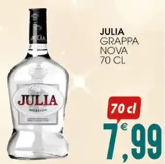 JULIA GRAPPA NOVA 70 CL