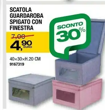 Scatola Guardaroba Spigato Con Finestra 9167319