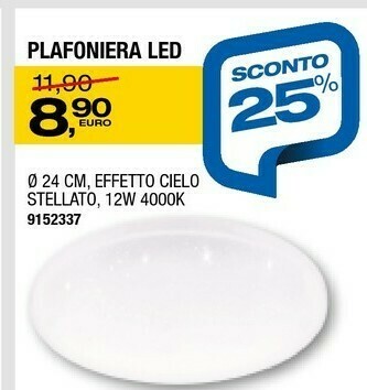 Bricofer Plafoniera Led offerta