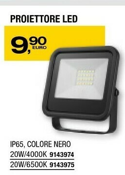 Bricofer Proiettore Led offerta