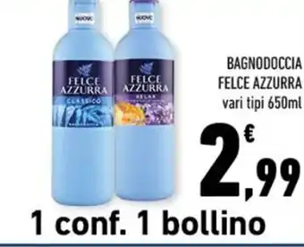 Conad BAGNODOCCIA FELCE AZZURRA vari tipi 650ml offerta