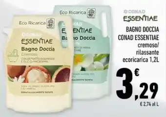 Conad BAGNO DOCCIA CONAD ESSENTIAE 1,2 l offerta
