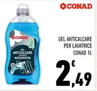 Conad GEL ANTICALCARE PER LAVATRICE CONAD 1L offerta