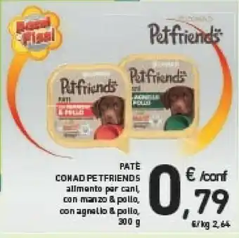 Conad Conad Pate Alimento Per Cani offerta