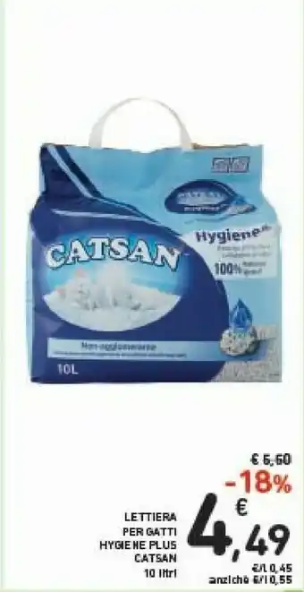 Conad Catsan Hygiene Plus offerta