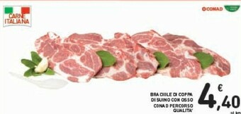 Conad Conad Percorso Qualita Braciole Di Coppa Di Suino Con Osso offerta