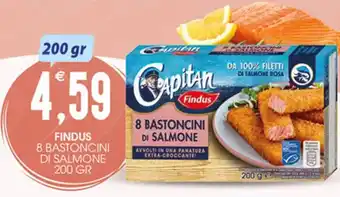 SpesAmica FINDUS 8 BASTONCINI DI SALMONE 200 GR offerta