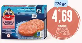 FINDUS BURGER SALMONE X2-170 GR