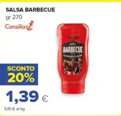 Oasi SALSA BARBECUE gr 270 Consilia offerta