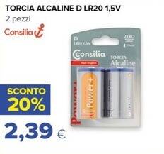 Oasi Consilia - torcia alcaline d lr20 1,5v offerta