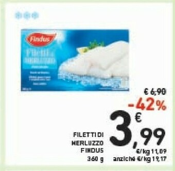 Conad Findus Filetti Di Merluzzo offerta