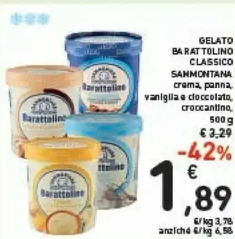 Conad Sammontana Barattolino Panna 500 G(ml) offerta