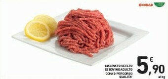 Conad Conad Percorso Qualita Macinato Scelto Di Bovino Adulto offerta