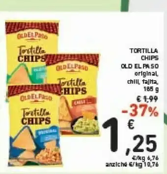 Conad Old el paso Tortilla Chips Original offerta