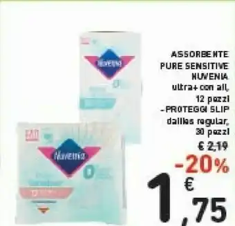Conad Nuvenia Assorbenti Pure Sensitive offerta