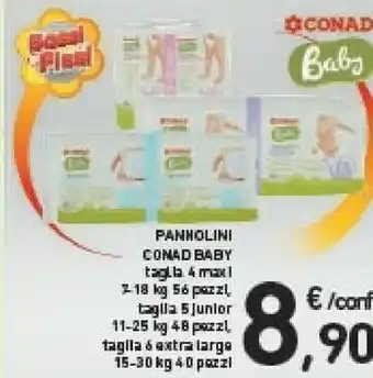 Conad Conad Pannolini Baby offerta