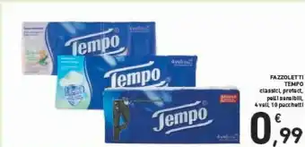 Conad Tempo Fazzoletti Classico offerta