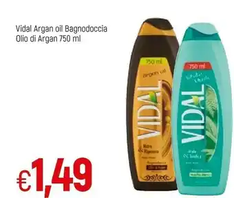 Famila Vidal Argan Oil Bagnodoccia Olio Di Argan offerta