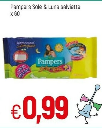 Famila Pampers Sole E Luna Salviettine , 60 Pz offerta