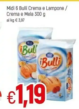 Blinky Midi 6 Bulli Crema E Lampone