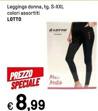 Iper La Grande Lotto Leggings Donna, Tg S-xxl offerta