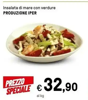 Iper La Grande Produzione Iper Insalata Di Mare Con Verdure offerta