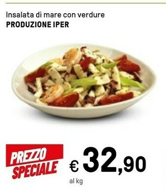 Iper La Grande Produzione Iper Insalata Di Mare Con Verdure offerta