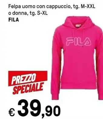 Iper La Grande Fila Felpa Uomo Con Cappuccio offerta