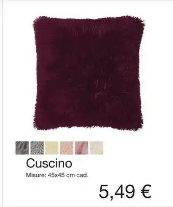 KiK Cuscino Misure 45x45 offerta