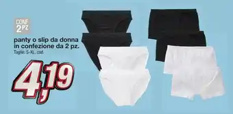 KiK Panty O Slip Da Donna In Confezione offerta