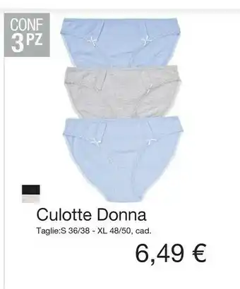 KiK Culotte Donna offerta