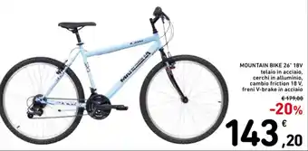 Spazio Conad MOUNTAIN BIKE 26" 18V offerta