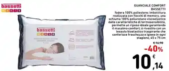 Spazio Conad GUANCIALE COMFORT bassetti offerta