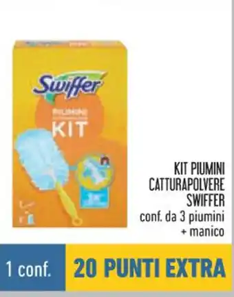 KIT PIUMINI CATTURAPOLVERE SWIFFER conf. da 3 piumini + manico