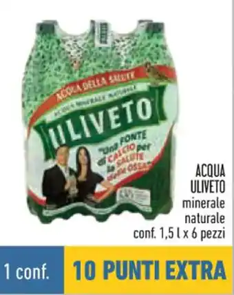 ACQUA ULIVETO minerale naturale conf. 1,5 l x 6 pezzi